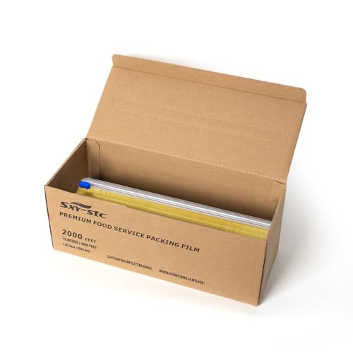 Professional grade plastic food wrap roll