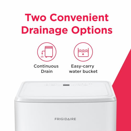 Frigidaire 50 Pint unit in a room setting