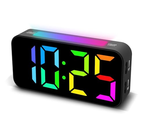 Topski 8010 RGB alarm clock front view