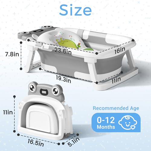 Integrated thermometer sensor on Bunwag bathtub
