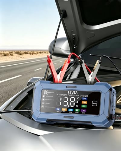 Side profile of the portable trickle charger