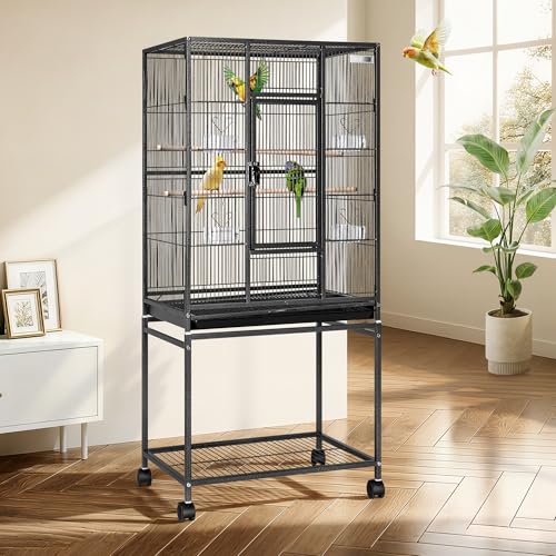 VIVOHOME 54 Inch Wrought Iron Large Bird Cage