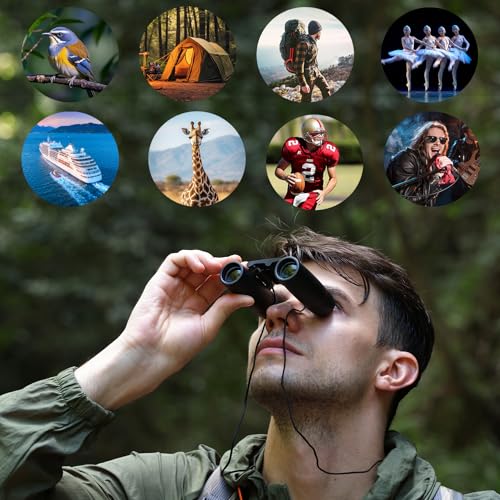 POLDR 12X25 binoculars black finish