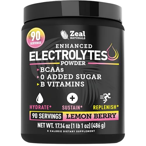 Zeal Naturals Electrolyte Powder Lemon Berry