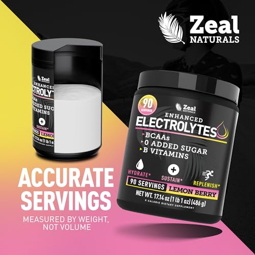 Lemon Berry Electrolyte Powder with potassium
