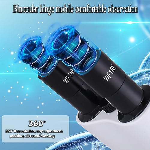 Microscope with ultra-wide-angle eyepieces