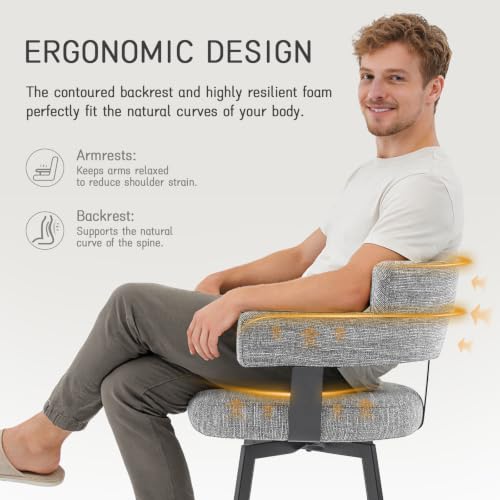 Modern counter stools with metal footrest