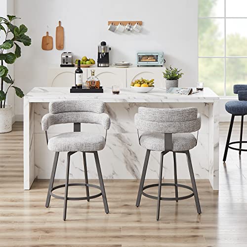 FERFALDER counter stool set of 2 grey