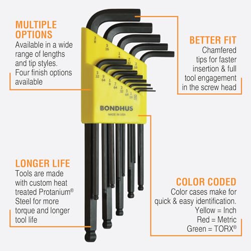 Bondhus 10999 metric wrench set contents