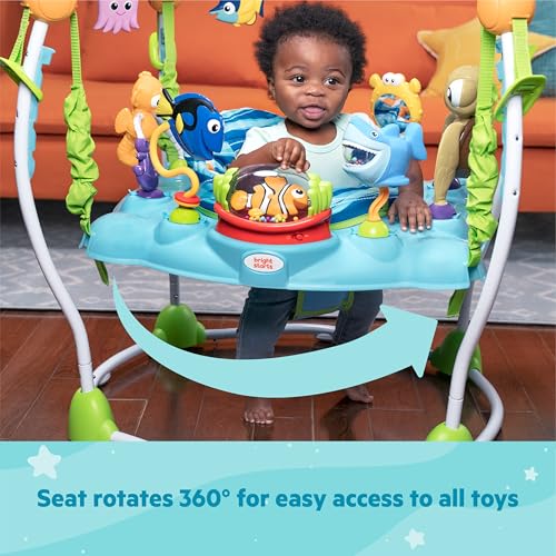 Rotating seat feature of the Nemo activity center