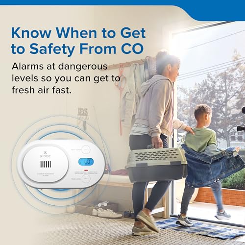 Kidde COBD white battery-powered detector