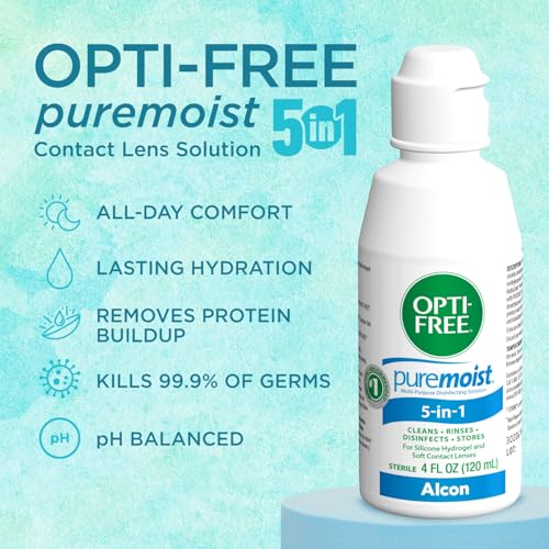 Close up of Opti-Free Puremoist formula label