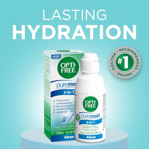 Opti-Free contact lens solution branding and size