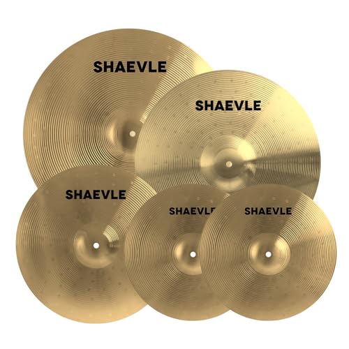 Shaevle SCY-10 5-piece cymbal set top view