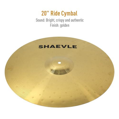 Side profile of thickened Shaevle cymbals