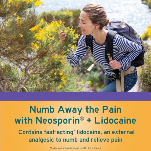 Front view of 1 oz Neosporin ointment tube