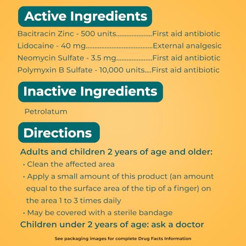Neosporin first aid tube in white color