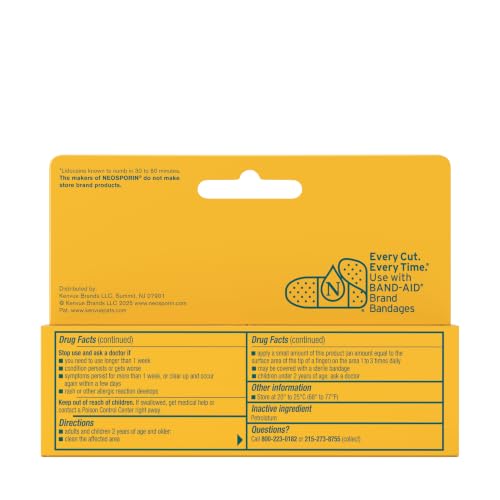 Neosporin triple antibiotic ointment packaging