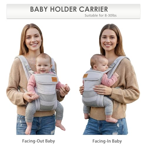 Parent wearing Shiaon BSC03 baby carrier