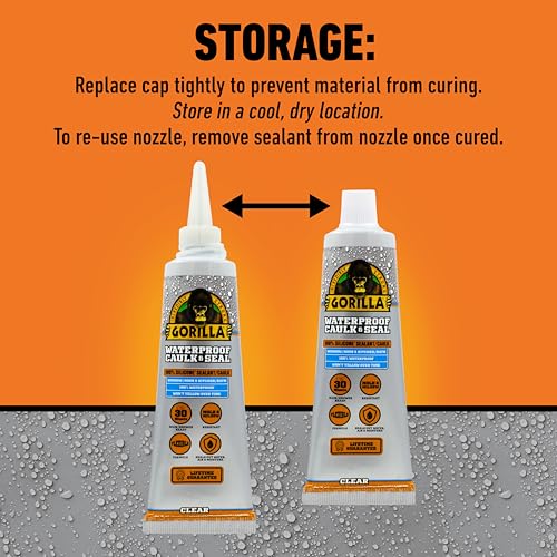 Gorilla caulk 30-minute water ready icon