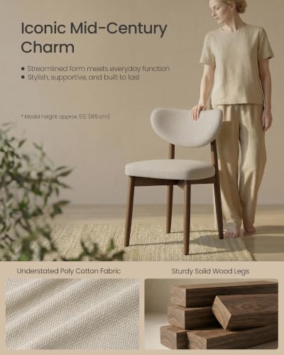 Close up of linen-look fabric and high-density foam seat