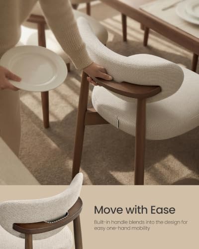 VASAGLE dining chairs in a modern kitchen setting