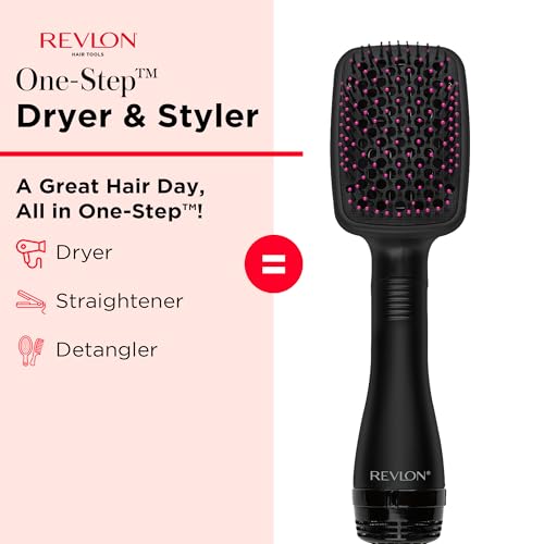 REVLON One-Step Straightening Brush head view