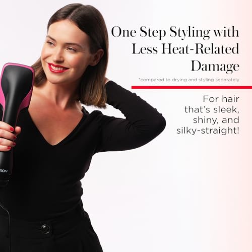 REVLON One-Step Straightening Brush bristles detail