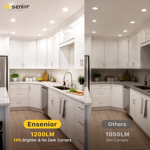 Ensenior 6 inch wafer light showing ultra-thin profile