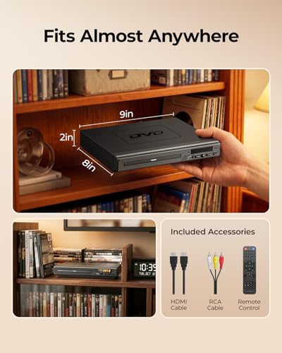DVD player with included remote control