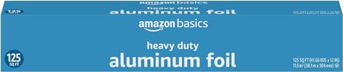 Basics Heavy Duty Aluminum Foil 125 Sq Ft roll packaging
