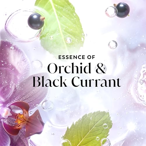 Olay Body Wash with orchid and black currant ingredients