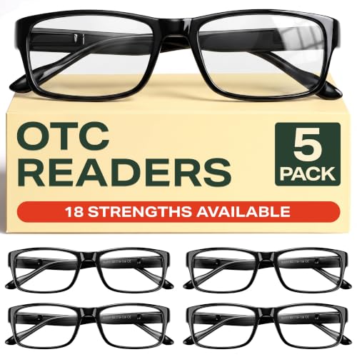 Gaoye Professional Reading Glasses 5-pack front view
