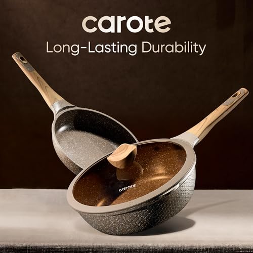 Stack of CAROTE pans with protective mats