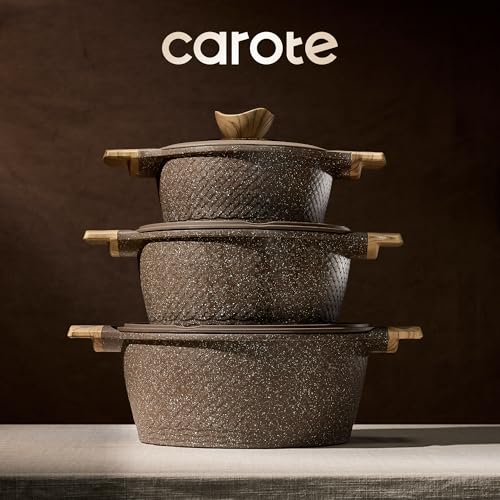 Detailed view of CAROTE nonstick surface coating