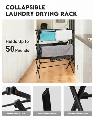 UNICCA rack holding heavy clothes on a patio
