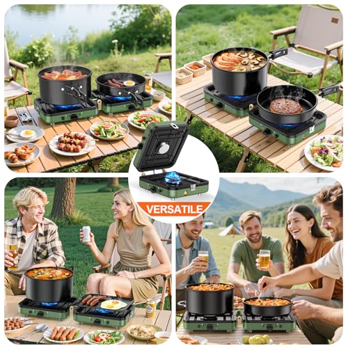 CFRERO stove with cooking grates attached