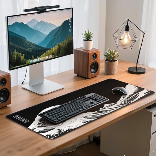 Yuhijoy desk mat covering full desktop surface