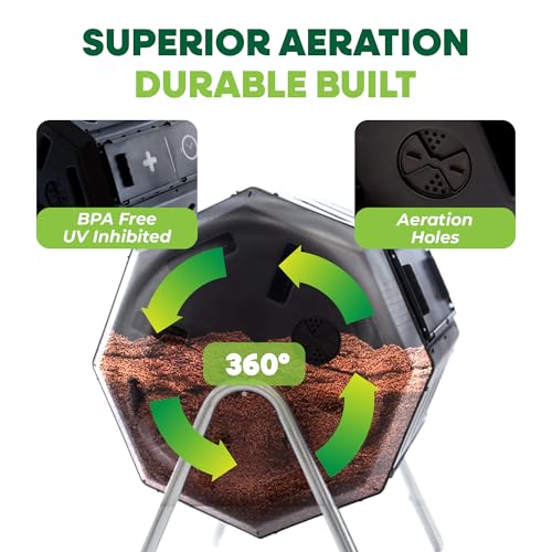 Fully assembled FCMP Outdoor 37 gallon composter