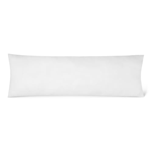 Basics 20 x 54 inch body pillow white