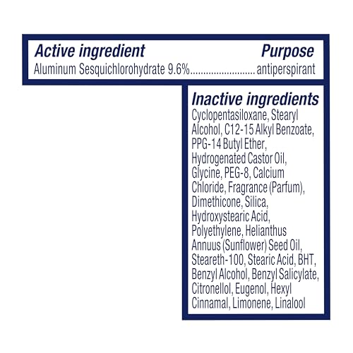 Full view of 2.6 oz deodorant stick