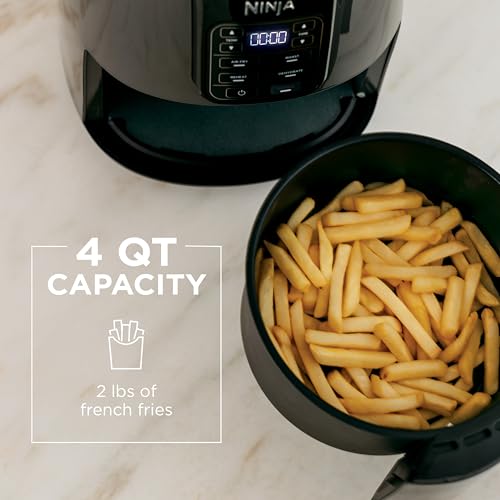 Ninja AF101 grey air fryer front view
