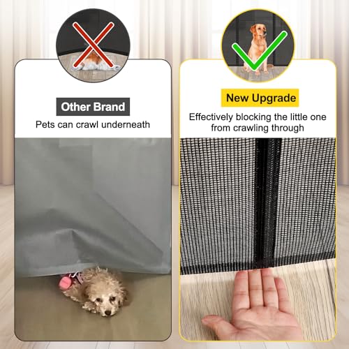 Bingguz retractable gate with reinforced support rods