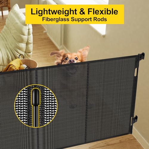 Bingguz baby gate extending to 60 inches wide
