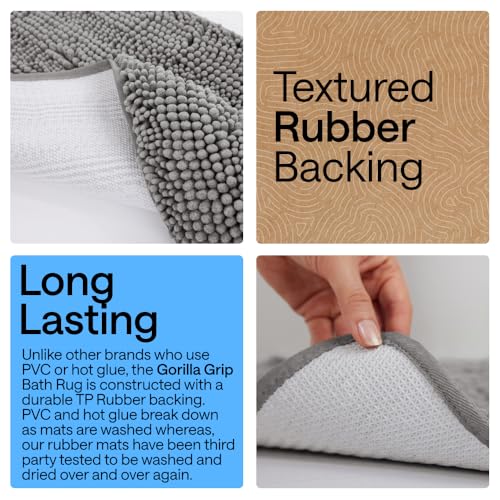 GORILLA GRIP rug thick pile detail