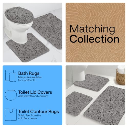 Water absorption demonstration on gray rug