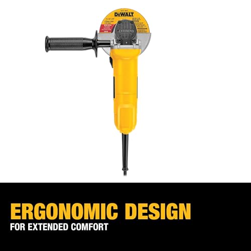DEWALT angle grinder spindle detail