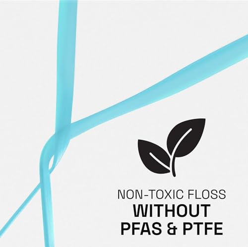 Close up of Reach mint dental floss spool