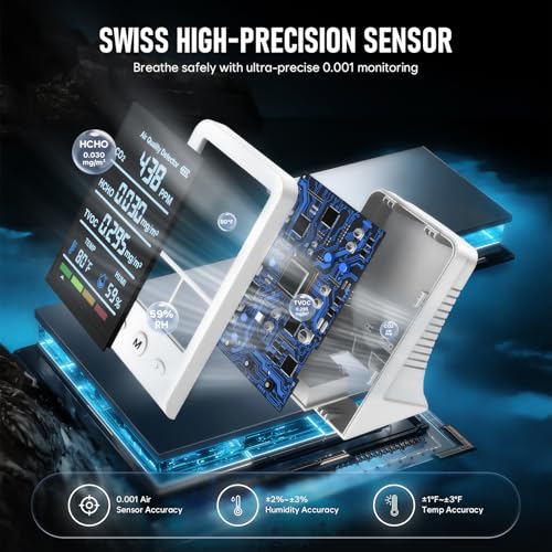 White portable Dienmern air tester side profile