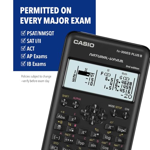 Back panel view of Casio calculator